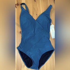 Gottex | Women's Surplice V-Neck One Piece Flattering Swimsuit
